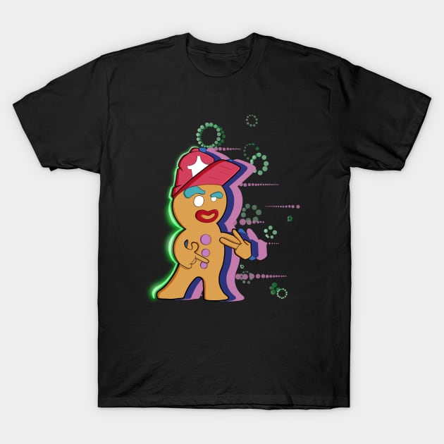 What's Up Gingerbread T-Shirt by Art by Nabes